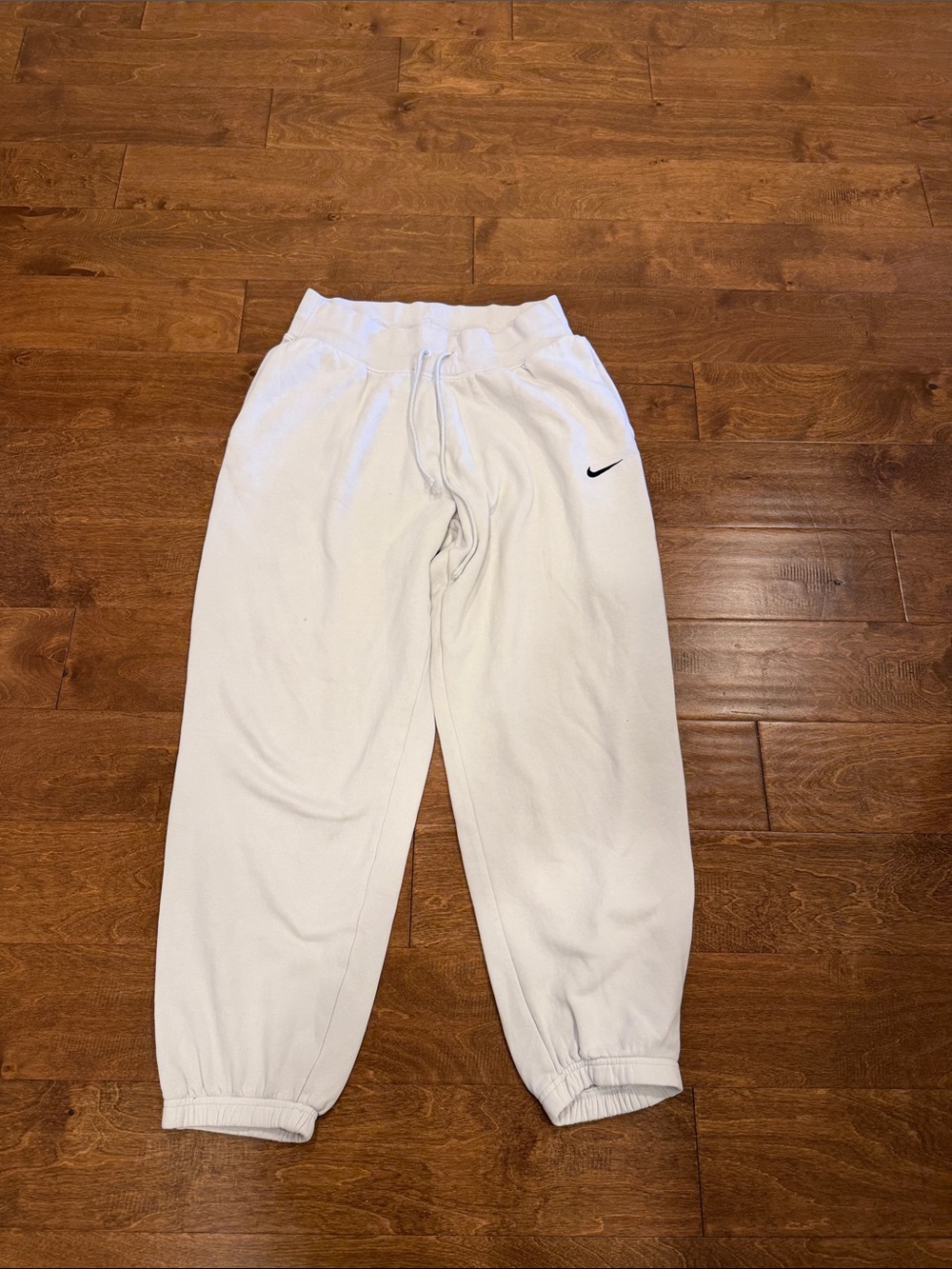 Nike Phoenix sweats joggers sweatpants white cream women’s medium